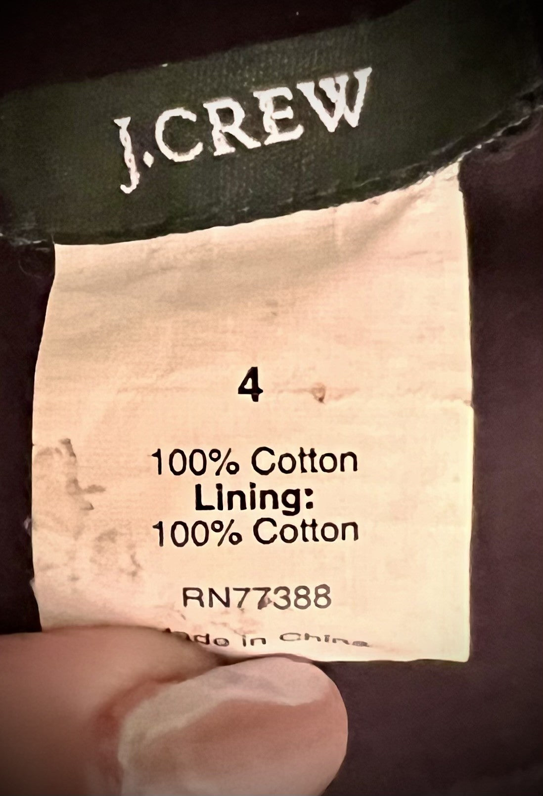 J.Crew Black Cotton Halter Midi Dress Size 4 Open Back