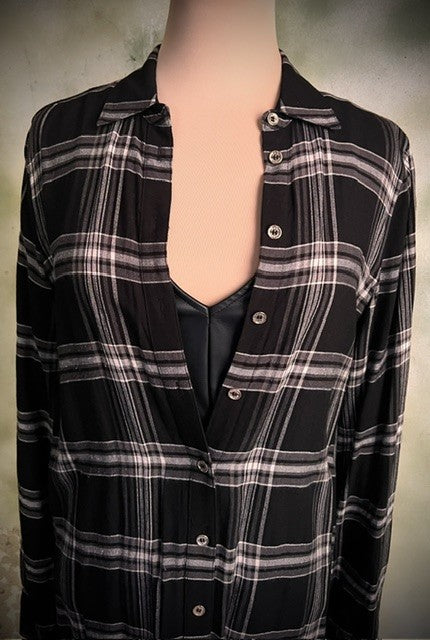 Express Black Bodysuit Size Small V Neck Faux Leather