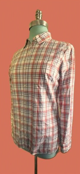 Banana Republic Classic Fit Plaid Button-Down Shirt – Size Small