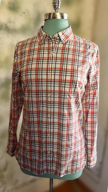 Banana Republic Classic Fit Plaid Button-Down Shirt – Size Small