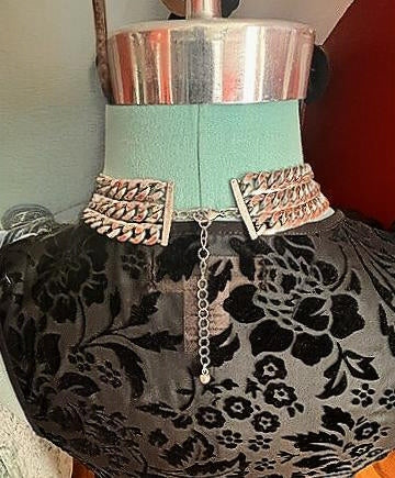Band of Gypsies Black Sheer Velvet Floral Duster – Size Small