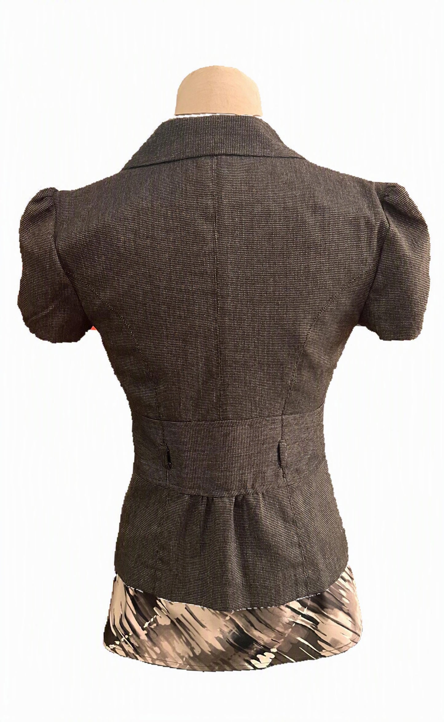Women’s Layered Blouse & Cropped Jacket Set