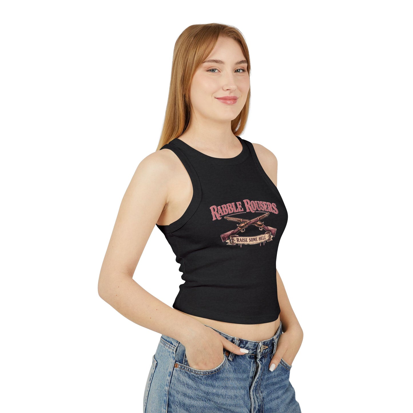 Rabble Rousers "Raise Some Hell" Women's Racer Tank