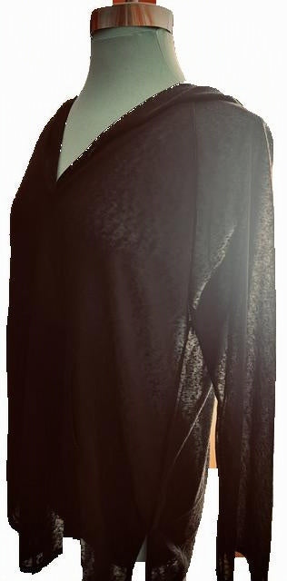 Black Beach Bundle Sheer Hooded Cover-Up Palazzo Pants + 3 Swim Bottoms S