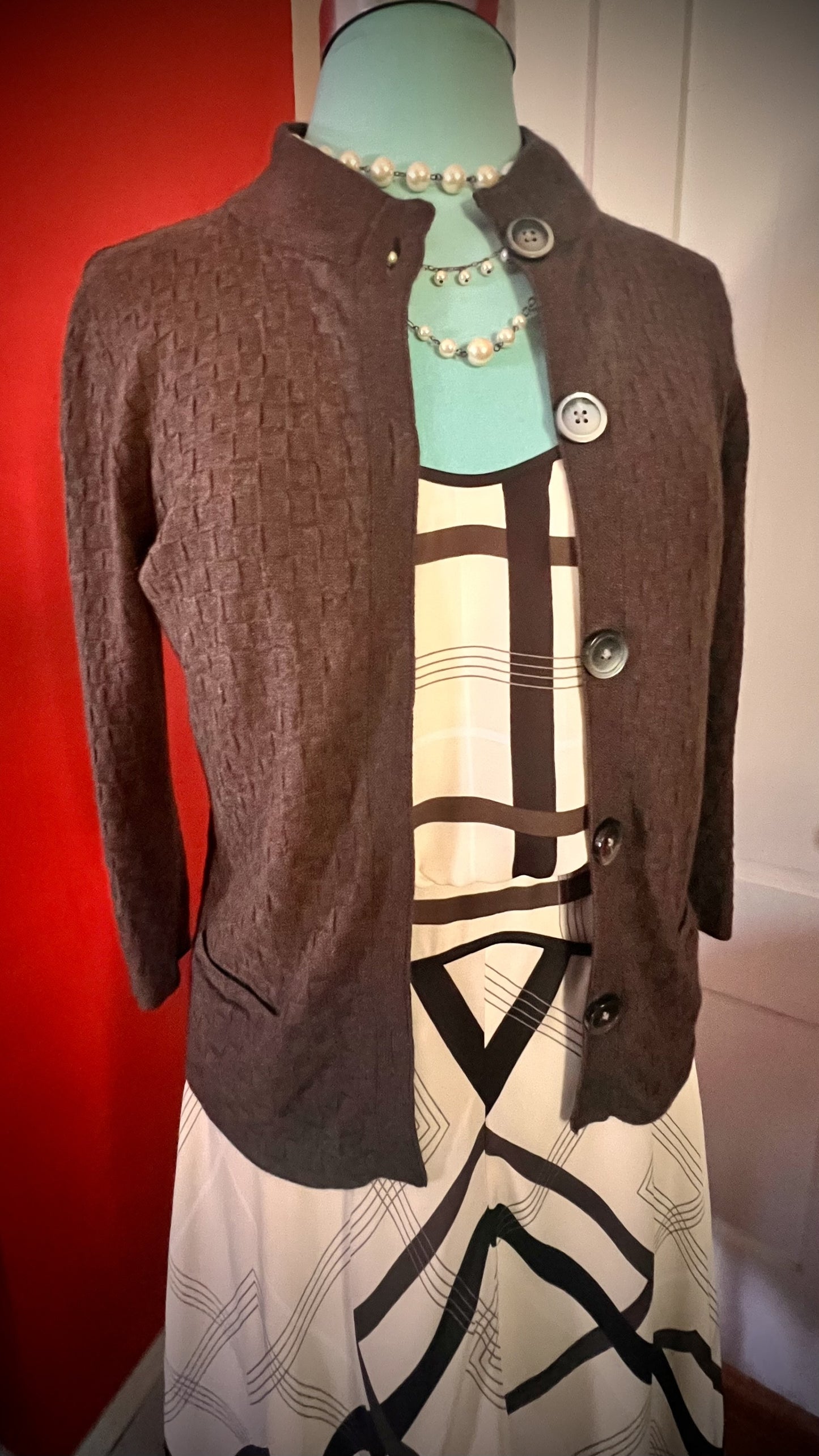 ✨ Banana Republic Dress + Sweater Set | WHBM Necklace ✨