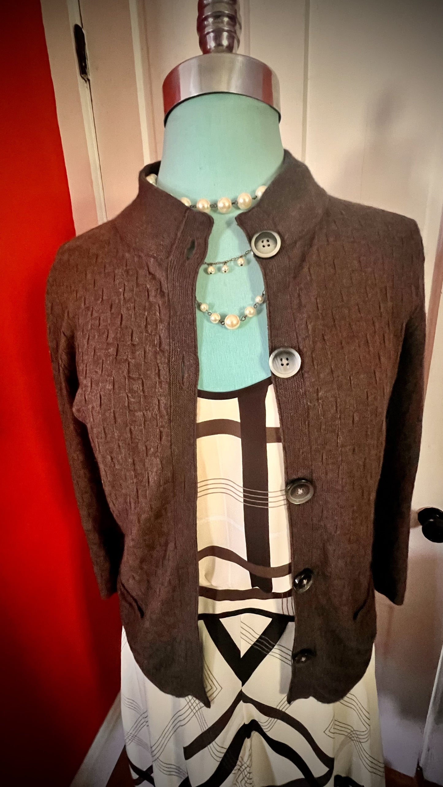 ✨ Banana Republic Dress + Sweater Set | WHBM Necklace ✨