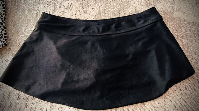Black Beach Bundle Sheer Hooded Cover-Up Palazzo Pants + 3 Swim Bottoms S