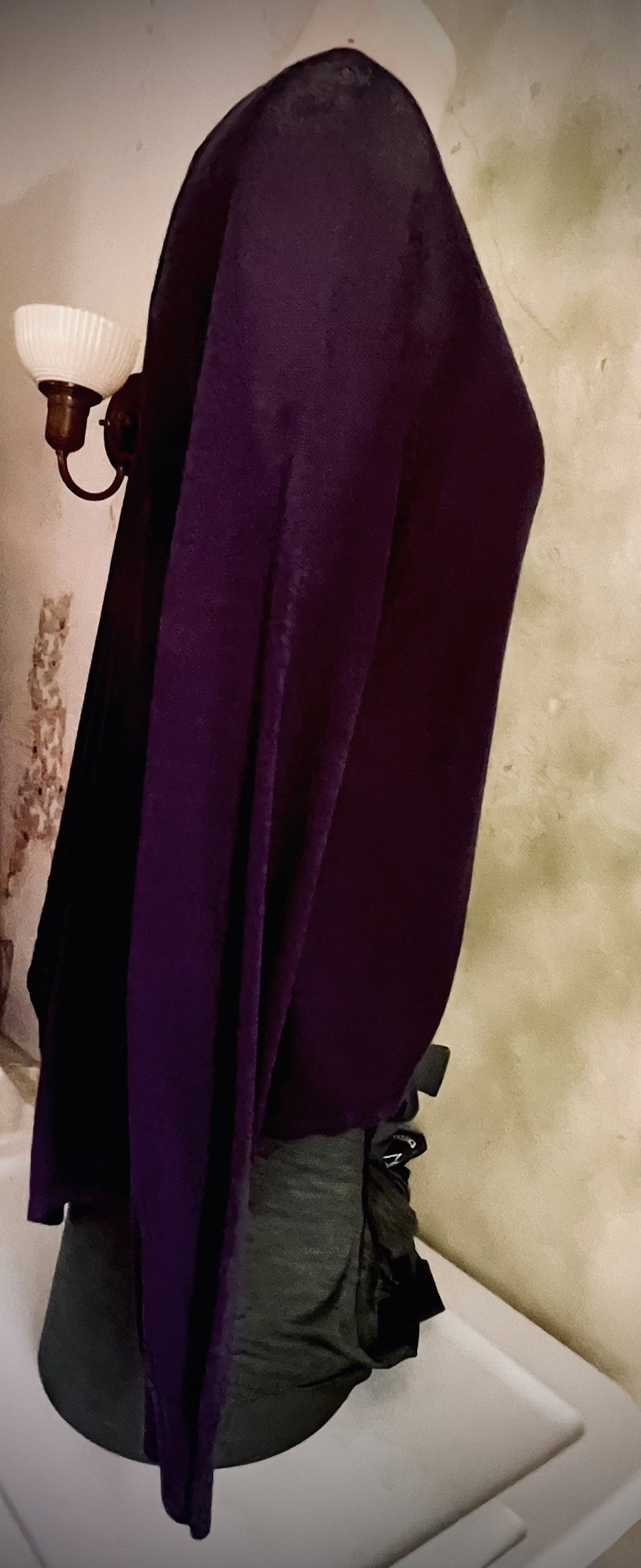 Kerisma Purple Sheer Back Long Sleeve Top Size S