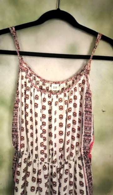 Gap Boho Border-Print Maxi Dress