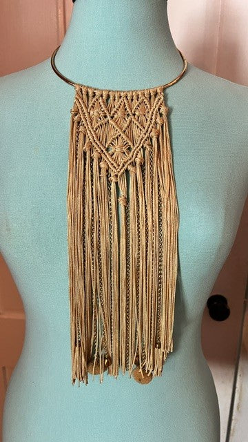 S Twelve Boho Leopard “Cougar” Vest with Graphite Fringe | Statement Layer