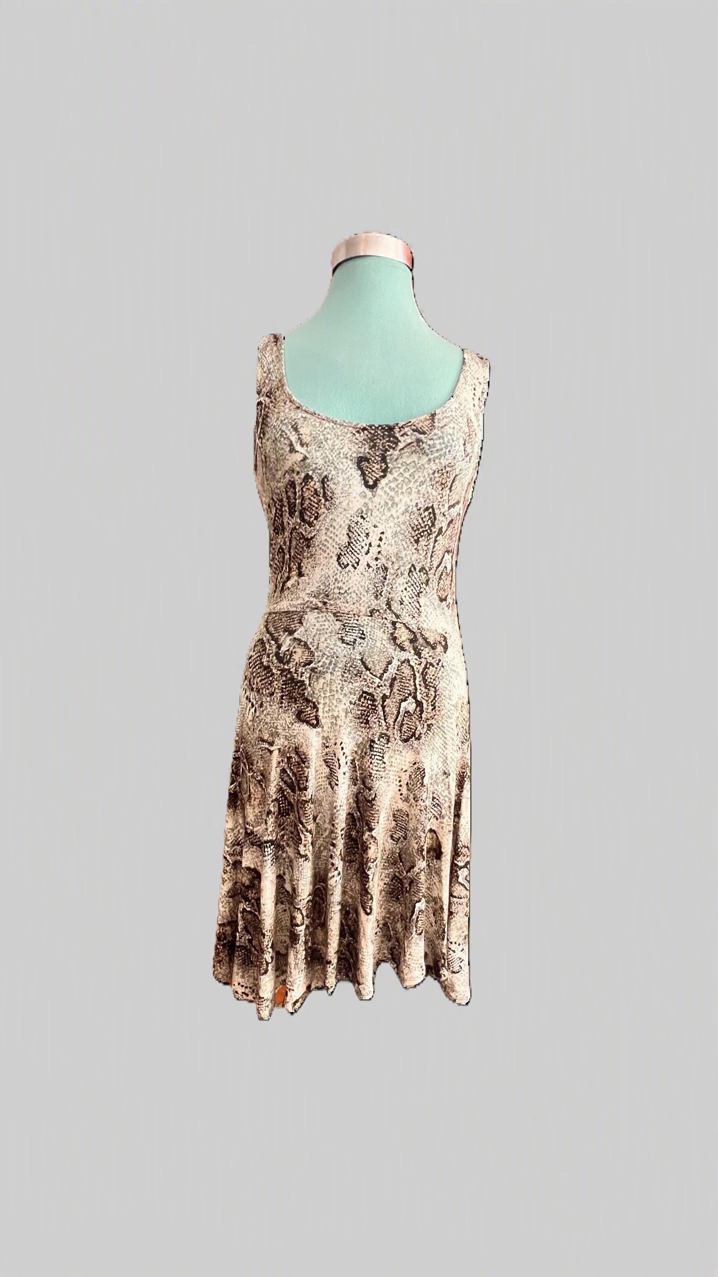 American Rag Cie Snake Print Fit & Flare Dress – Size Small