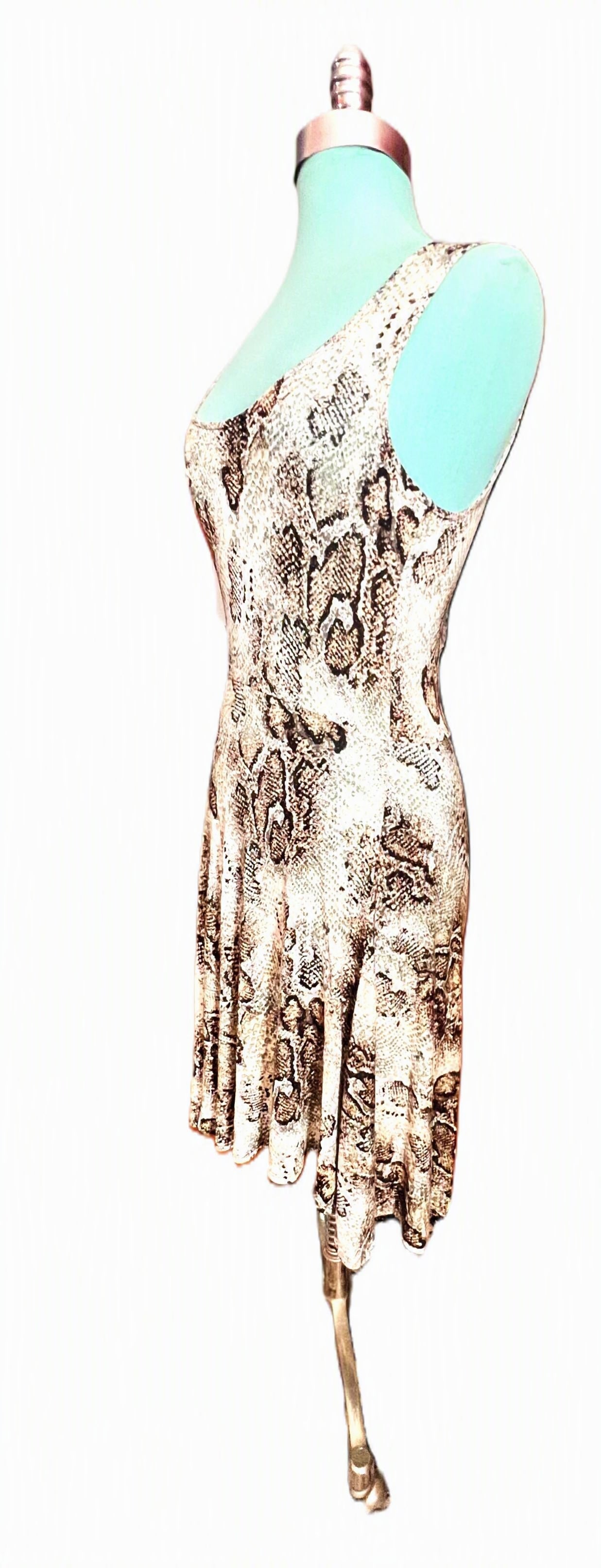 American Rag Cie Snake Print Fit & Flare Dress – Size Small
