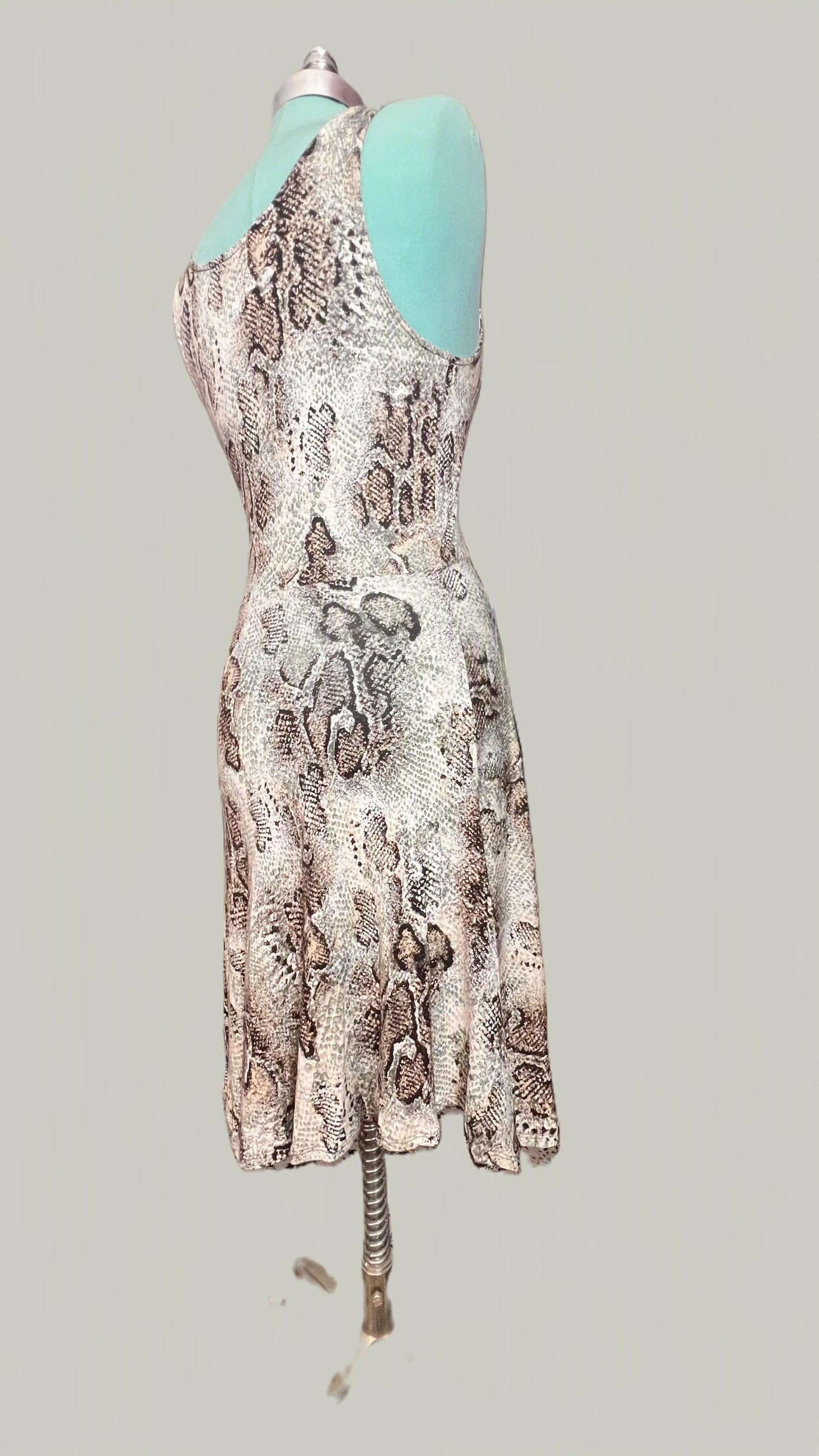 American Rag Cie Snake Print Fit & Flare Dress – Size Small