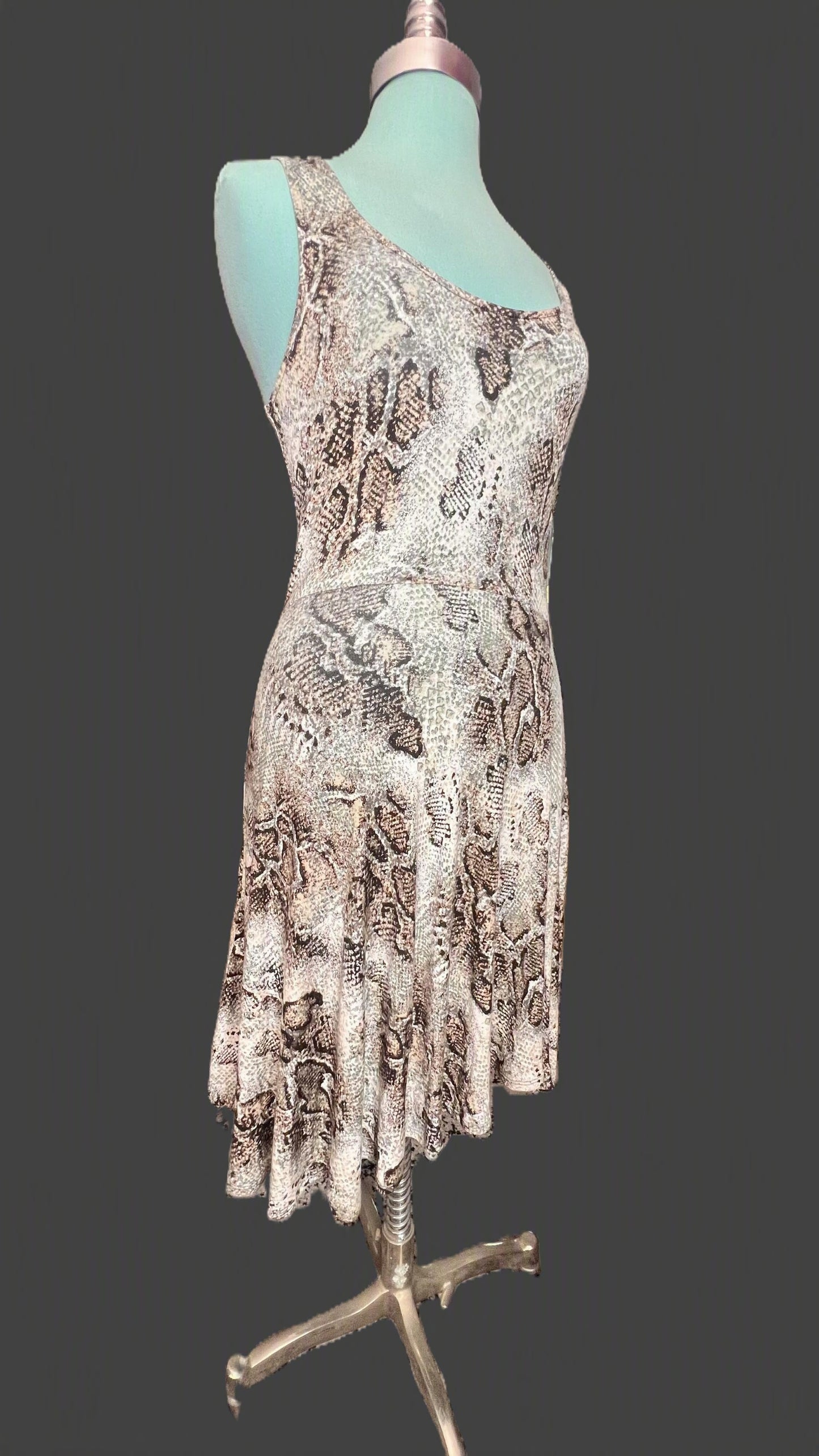 American Rag Cie Snake Print Fit & Flare Dress – Size Small