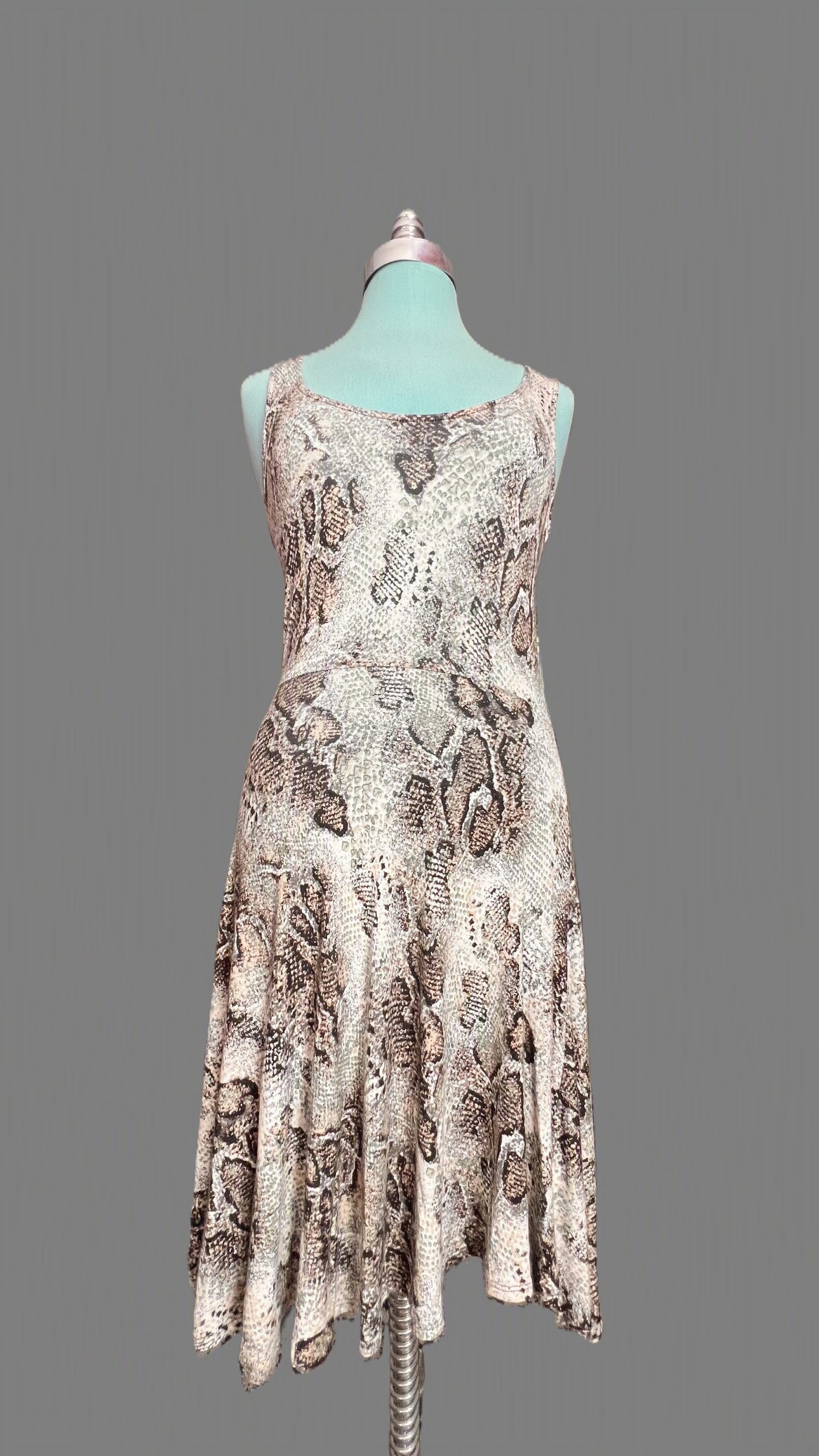 American Rag Cie Snake Print Fit & Flare Dress – Size Small