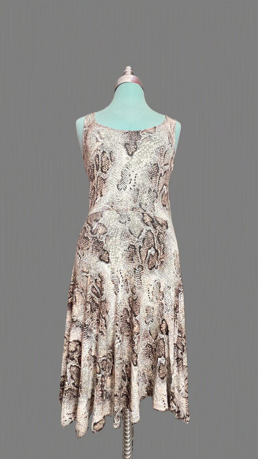 American Rag Cie Snake Print Fit & Flare Dress – Size Small