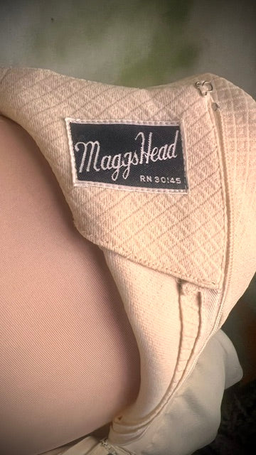 Vintage Maggs Head Butter Yellow Mod Mini