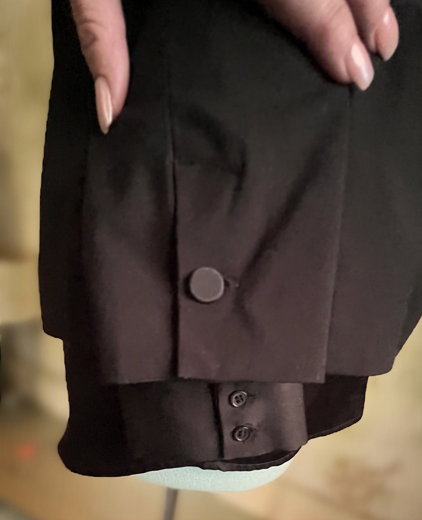 Lauren Conrad Black Tuxedo Blazer Size 4 Satin Shawl Collar